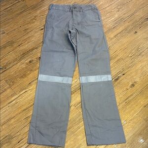 Big Bill Men's Gray Pants with Reflective Stripe Size 32